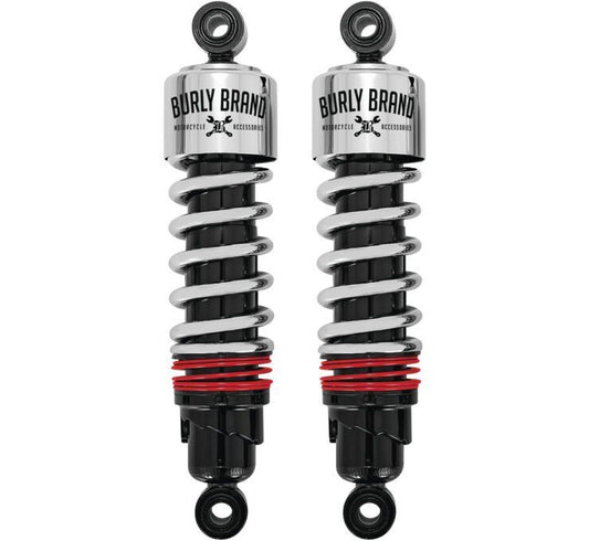 Burly Slammer Plus Shocks Chrome B28-1206