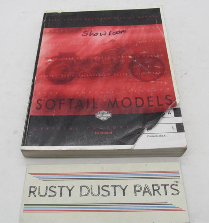 Harley-Davidson Official Factory 1999 Softail Models Service Manual 99482-99