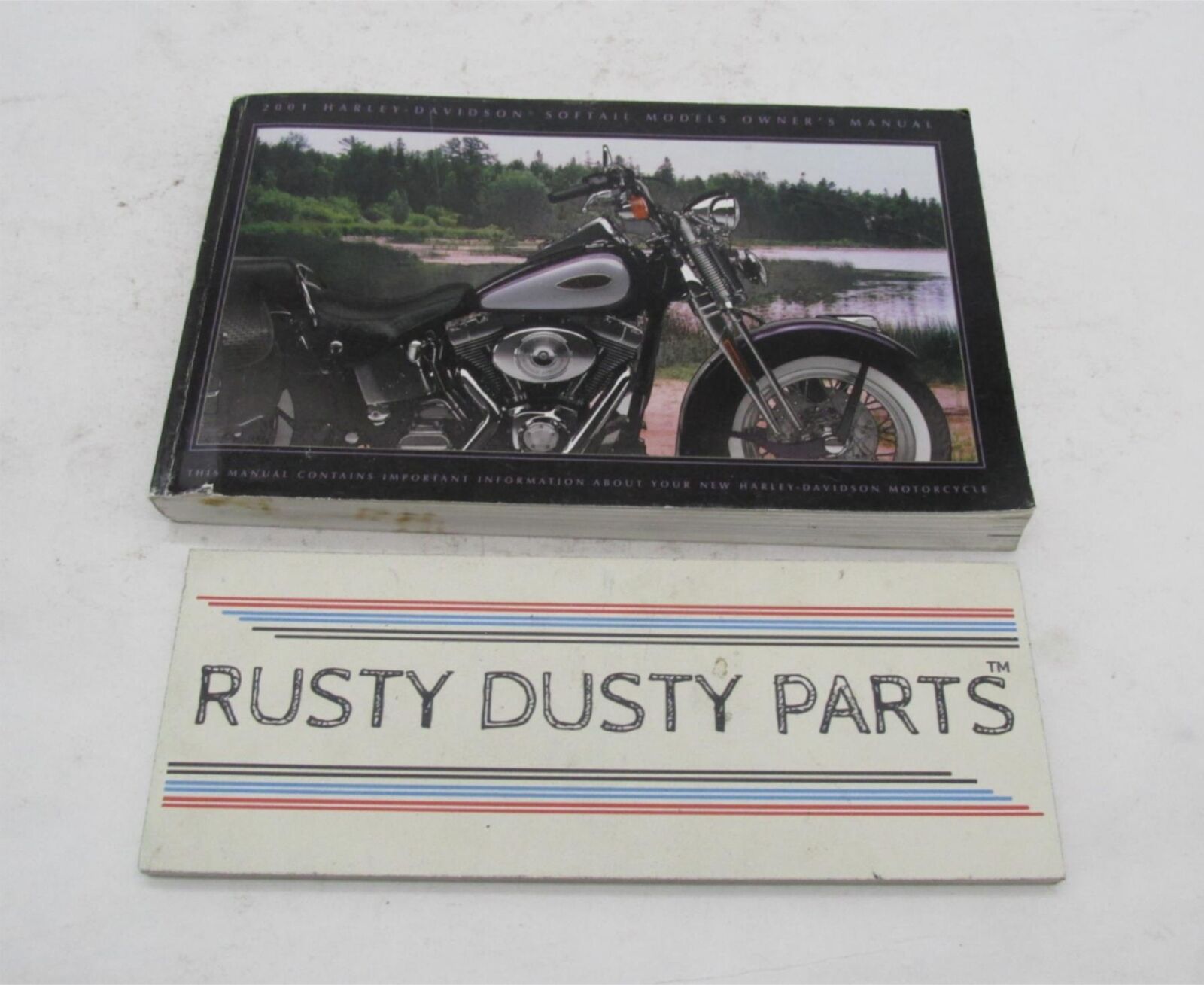 Harley-Davidson Official Factory 2001 Softail Owner's Manual 99469-01