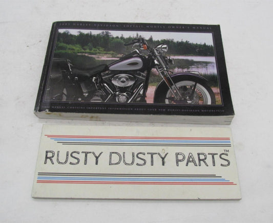 Harley-Davidson Official Factory 2001 Softail Owner's Manual 99469-01