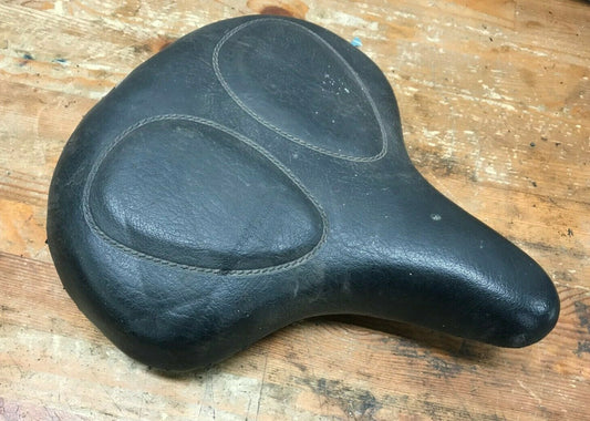 Schwinn Viscount 7148 Large Black Cushion Bike Bicycle Seat