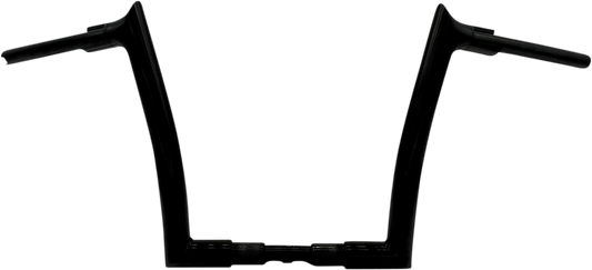 Fat Baggers, Inc. 1-1/2" EZ Install Pointed Top Handlebar 12" Black 808012-B