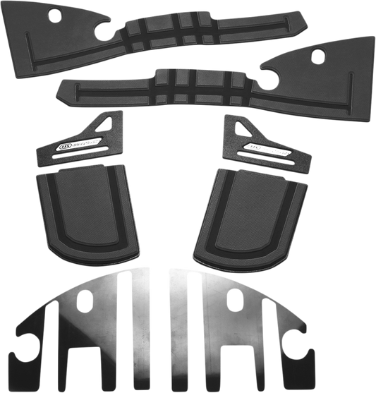 HARDSTREET Saddlebag Shelf Set Charcoal 1033SBSHINBB
