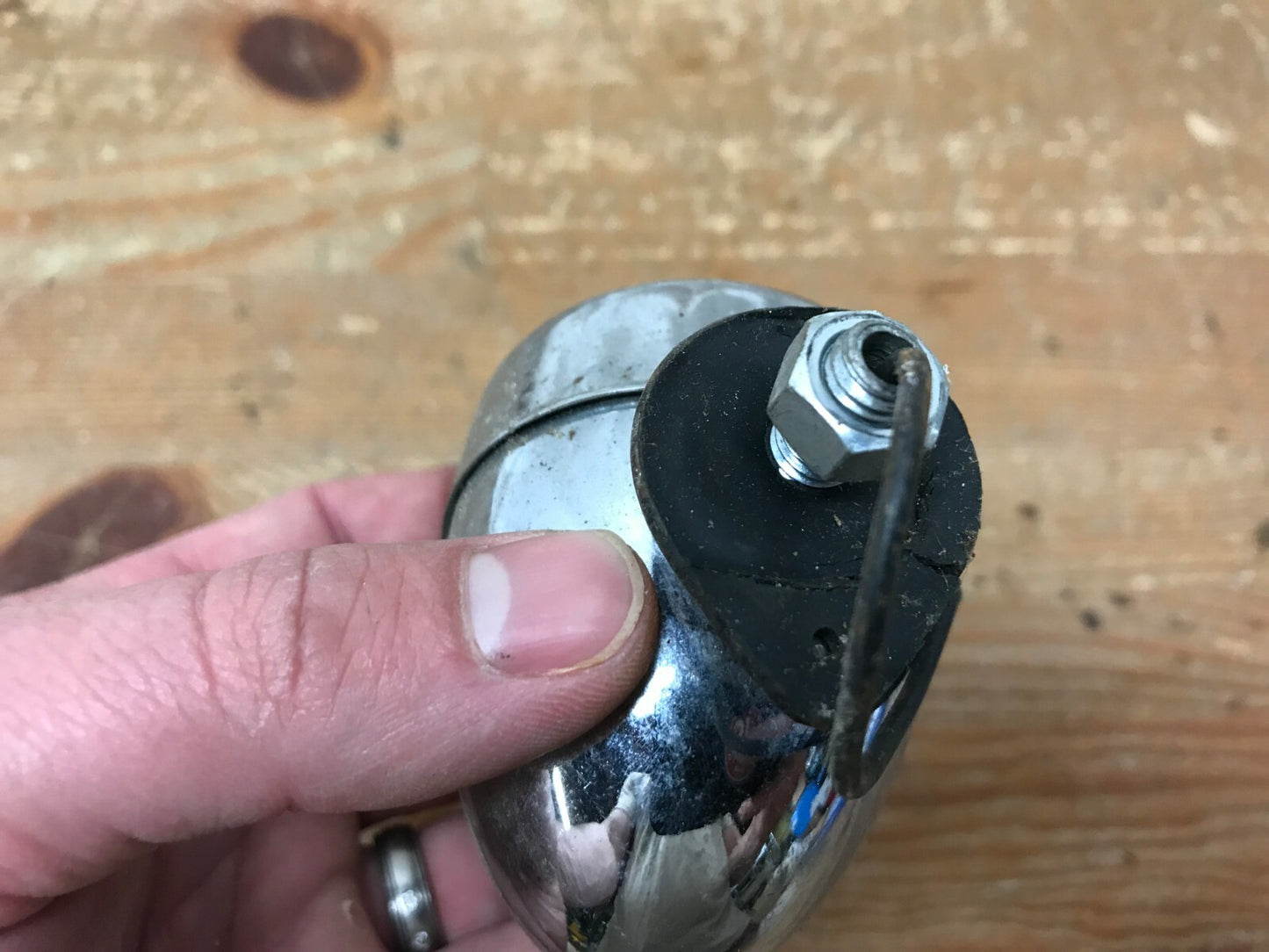 Genuine Harley Davidson Directional Rear Dome Chrome blinker light Sho