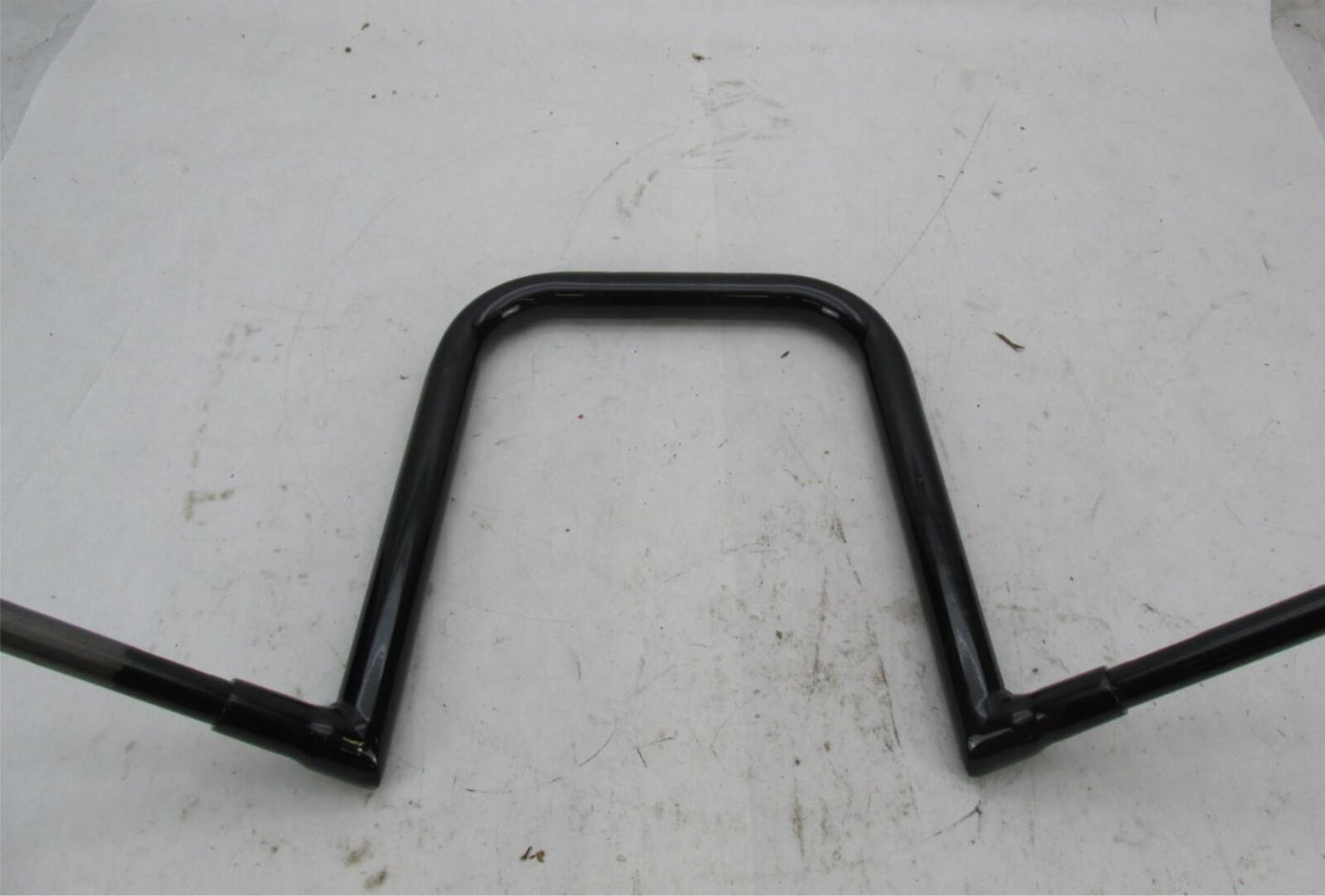 Set of Harley Davidson 17" Rise Touring 1.25" Black Ape Hangers Handlebars