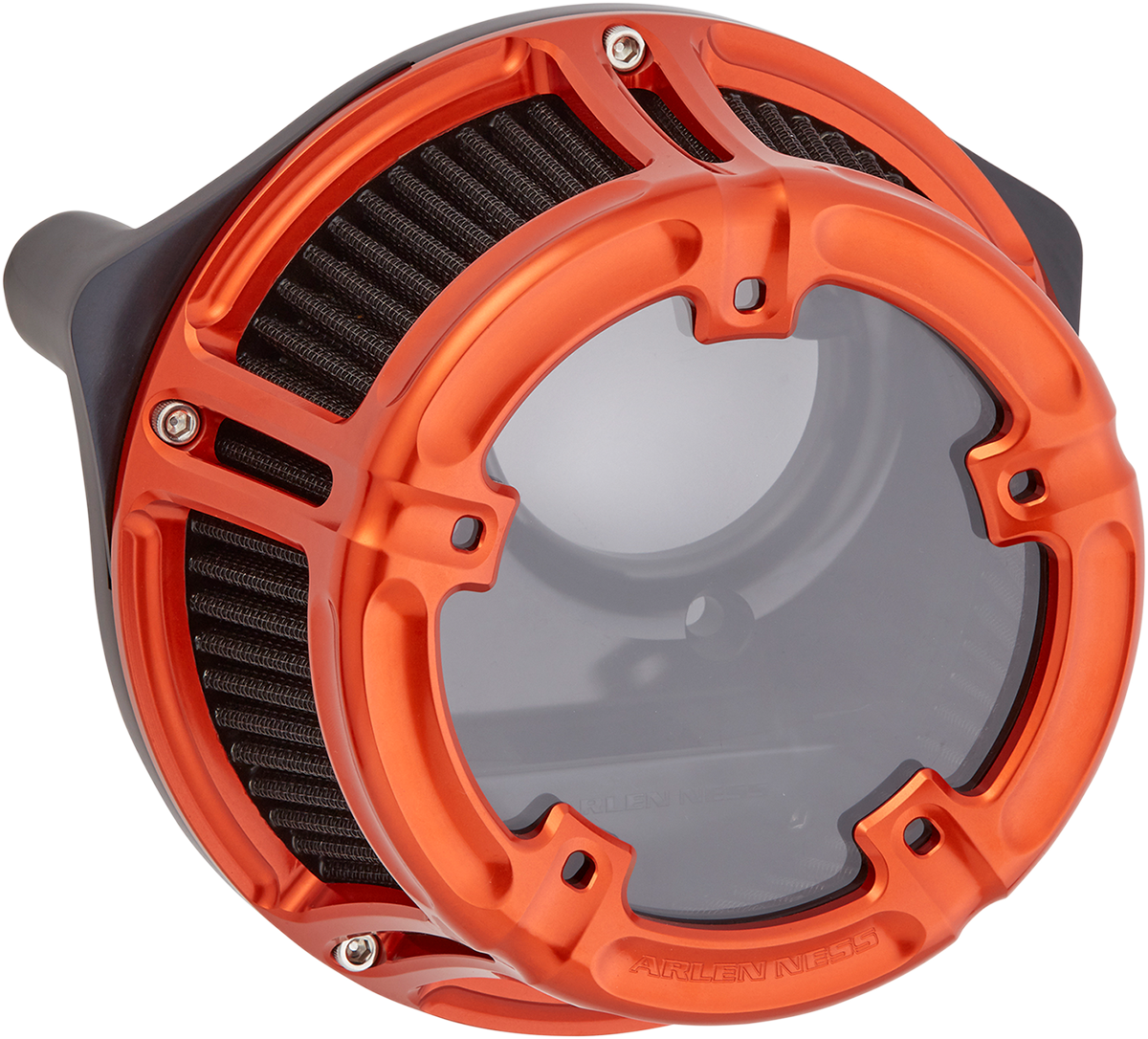 Arlen Ness Method Clear Sucker Air Cleaner Kits Orange 18-186