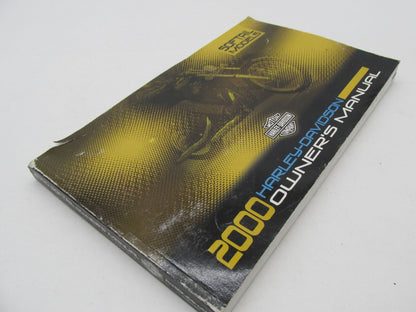 Harley-Davidson Official Factory 2000 Softail Owner's Manual 99469-00A
