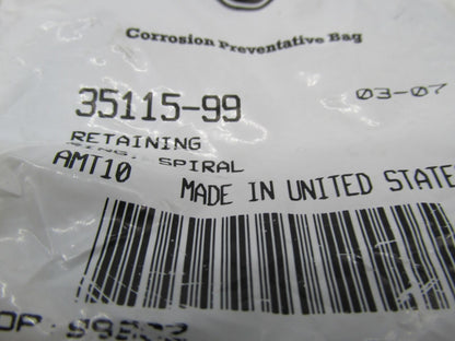 Lot of 8 Harley Davidson Genuine NOS Spiral Retaining Rings 35115-99
