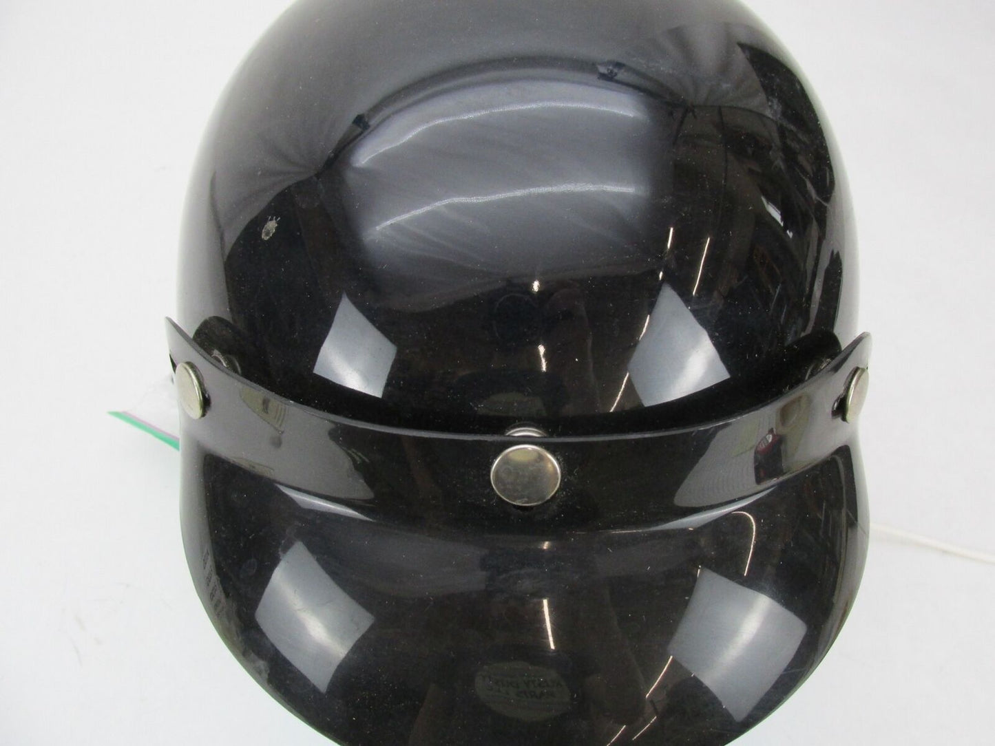 HCI New Black Half Face Size Large L Motorcycle Helmet