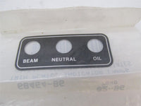 Harley Davidson Genuine NOS Indicator Lamp Trim Plate 68464-86