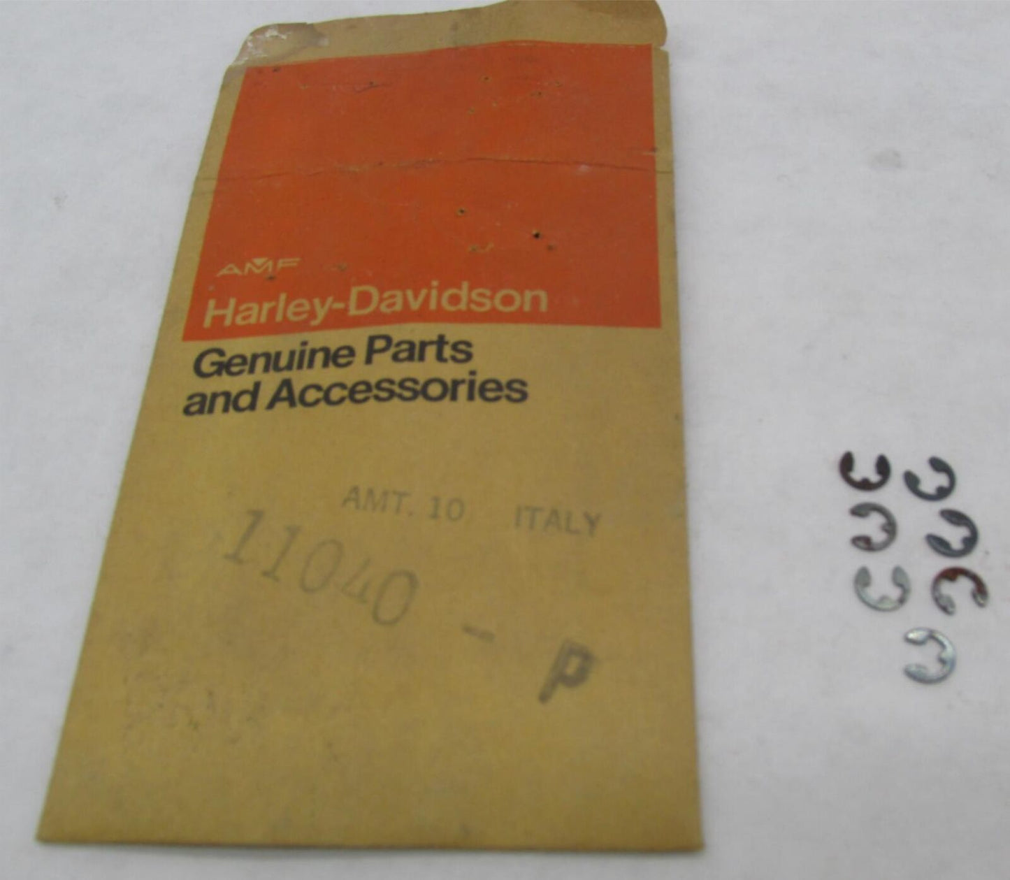 Lot of 7 Harley-Davidson Genuine NOS Aermacchi Lock Rings 11040-P
