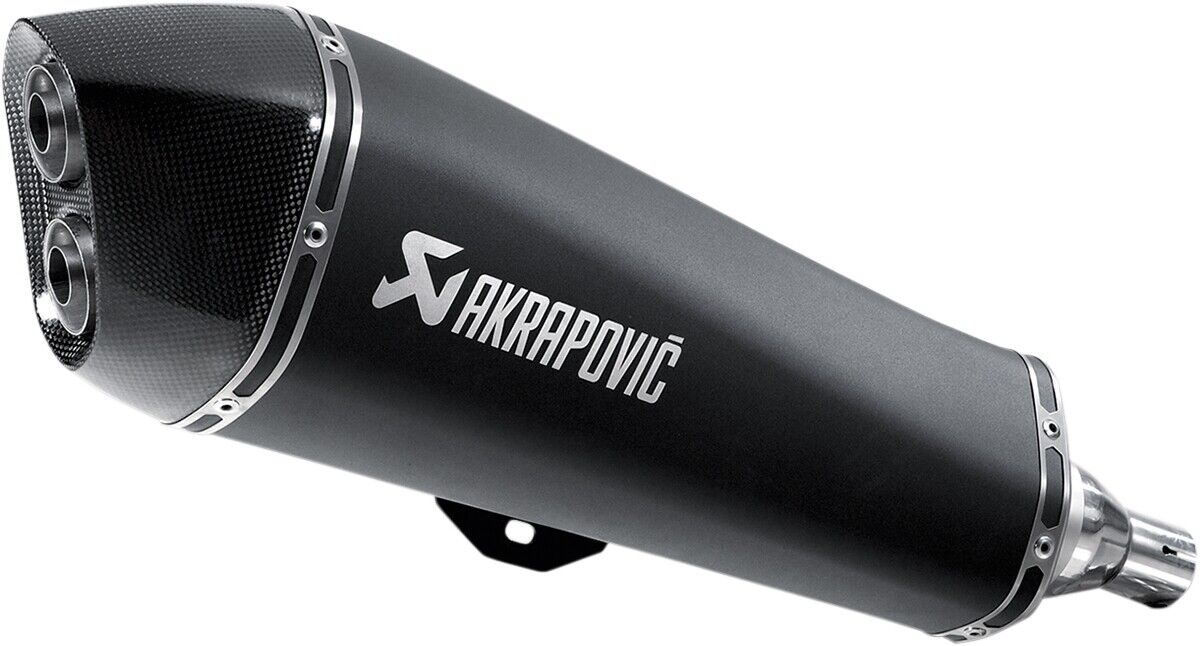 Akrapovic Slip-On Scooter Muffler Black S-PI4SO3-HRSSBL