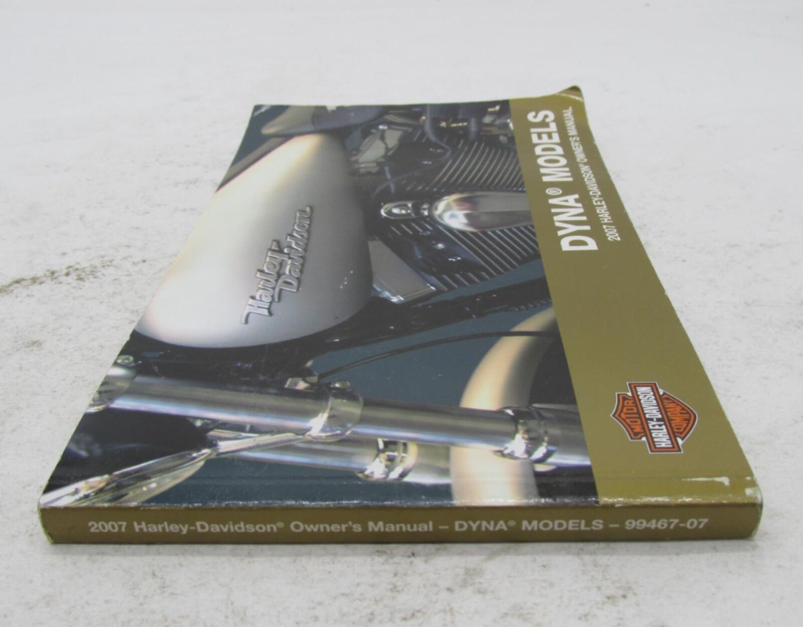 Harley-Davidson Official Factory 2007 Dyna Owner's Manual 99467-07