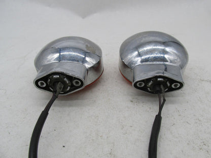 Pair of Harley Davidson Genuine Touring Amber Turn Signal Housings w/ Amber Lens