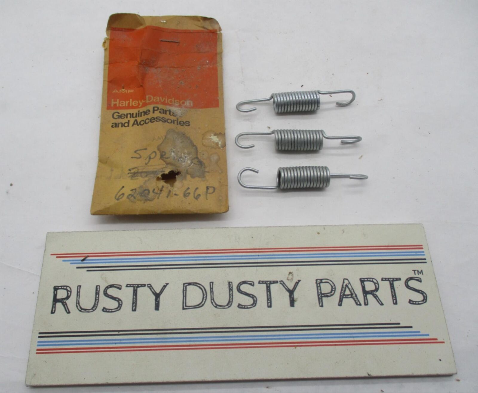 Lot of 3 Harley Genuine NOS Aermacchi Gas Tank Mounting Springs 62041-66P