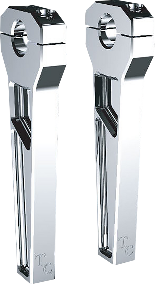 Todd's Cycle 1" Clamping Riser 8" Rise Chrome TD-R11-08