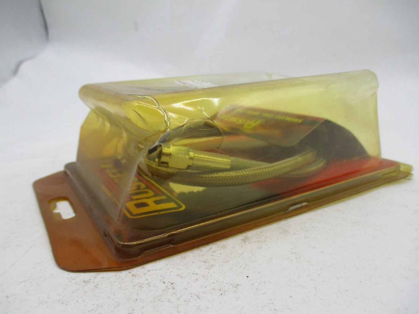 Russell Clear Coated Stainless Steel Braided Brake Line 28" Long R58102S