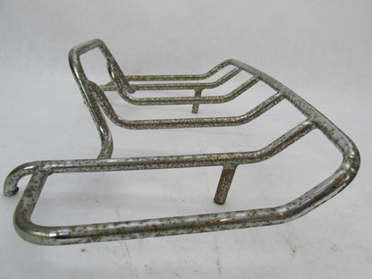 Used Motorcycle Chrome Patina Luggage Rack 22" x 12"