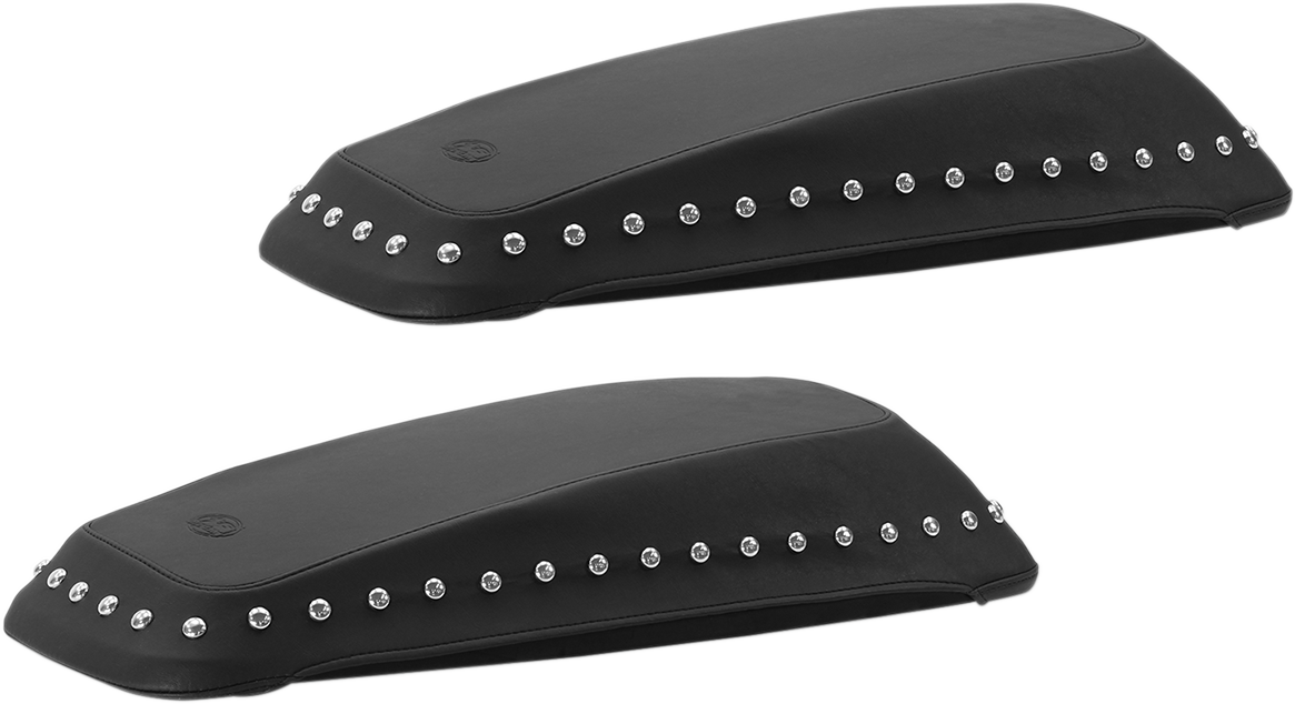 Mustang Saddlebag Lid Covers Chrome Studs 77623