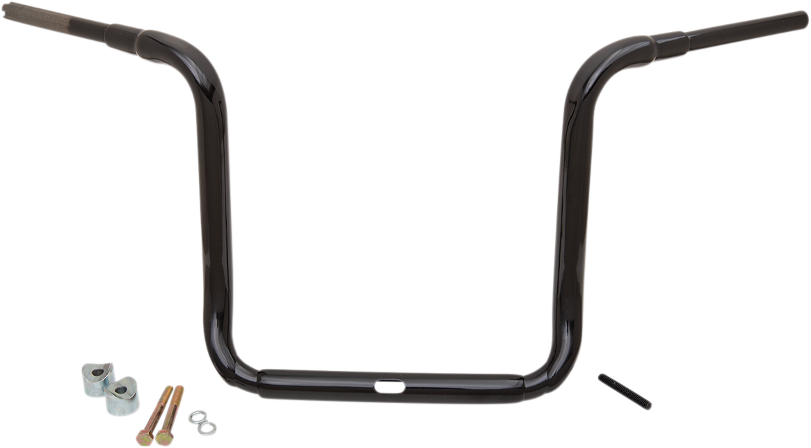 LA Choppers 1 1/2" Traditional Ape Hanger Handlebars 16" Black LA-7323-16B