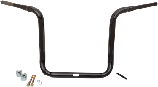 LA Choppers 1 1/2" Traditional Ape Hanger Handlebars 16" Black LA-7323-16B