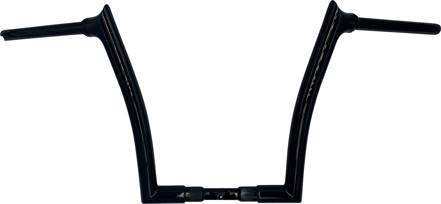 Fat Baggers, Inc. 1-1/2" EZ Install Pointed Top Handlebar 14" Black 816014-B