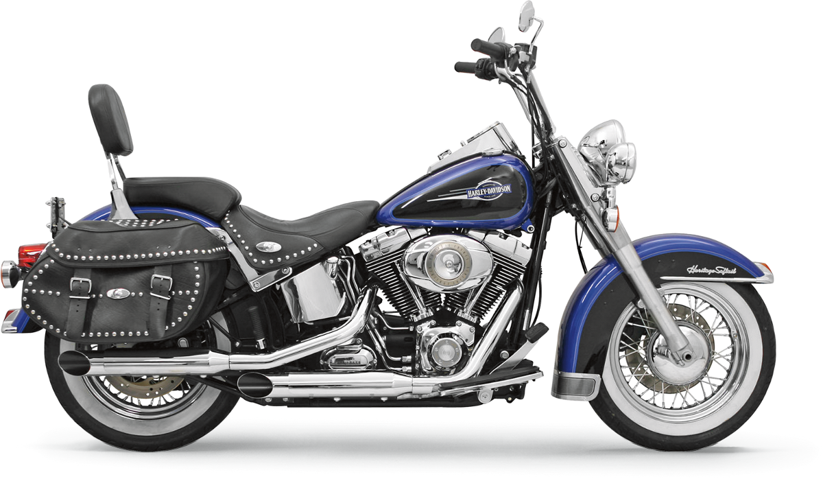 Bassani 3in. Firepower Slip-Ons Slash Cut - Chrome 12117F