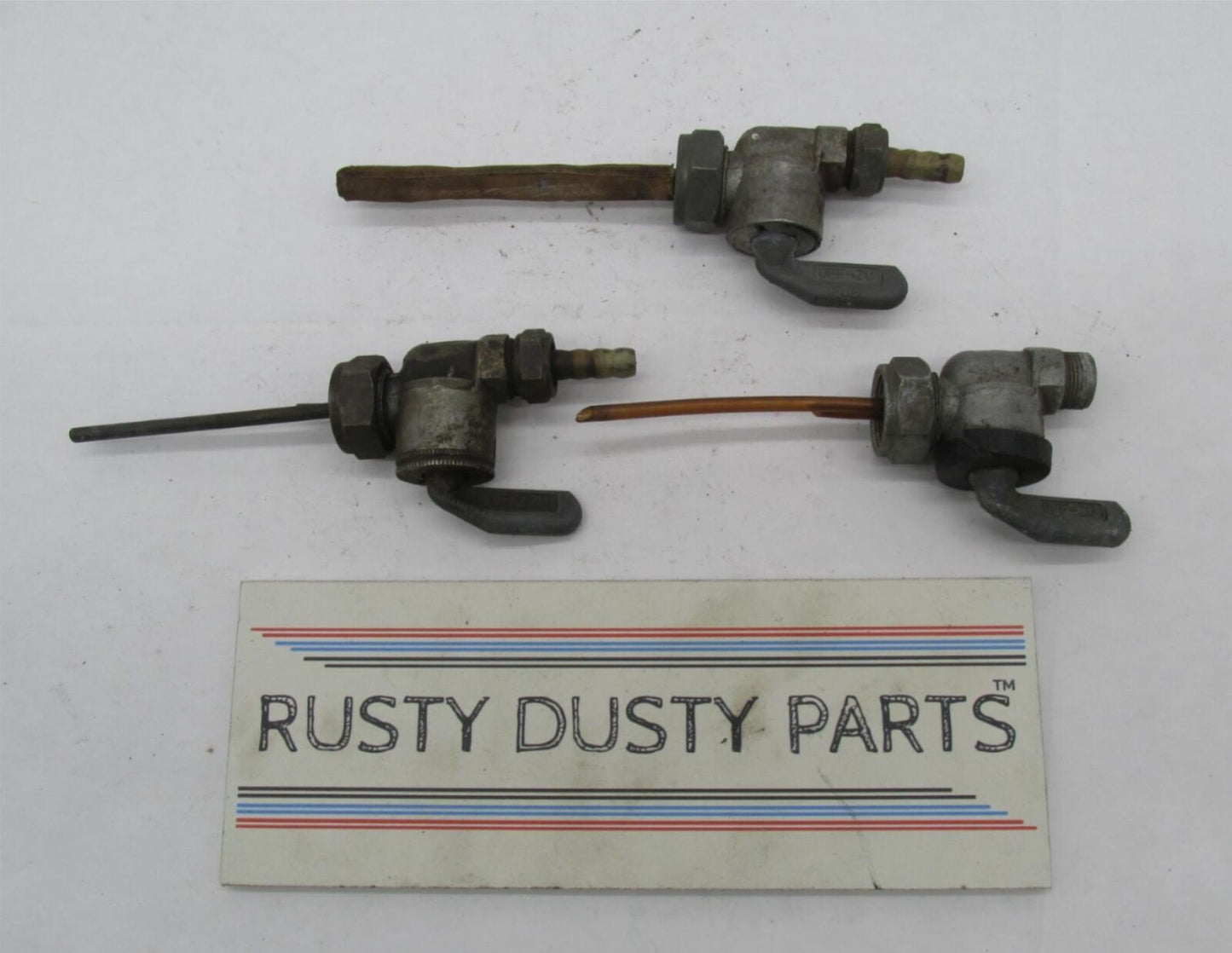 Lot of 3 Vintage Germa BMW Motorcycle Fuel Gas Petcocks Valves German