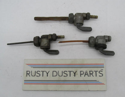 Lot of 3 Vintage Germa BMW Motorcycle Fuel Gas Petcocks Valves German