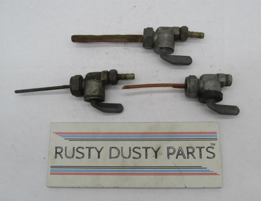 Lot of 3 Vintage Germa BMW Motorcycle Fuel Gas Petcocks Valves German