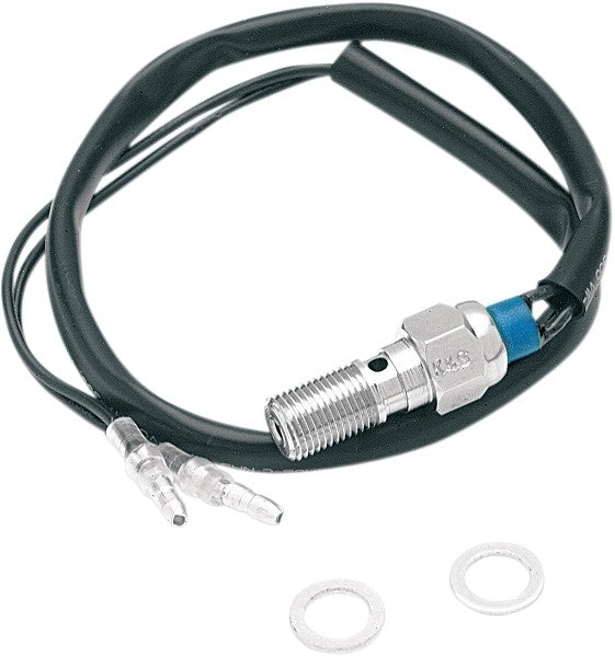 K & S Hydraulic Brake Light Switch 7/16in.-24 - Single Bleed 12-0021