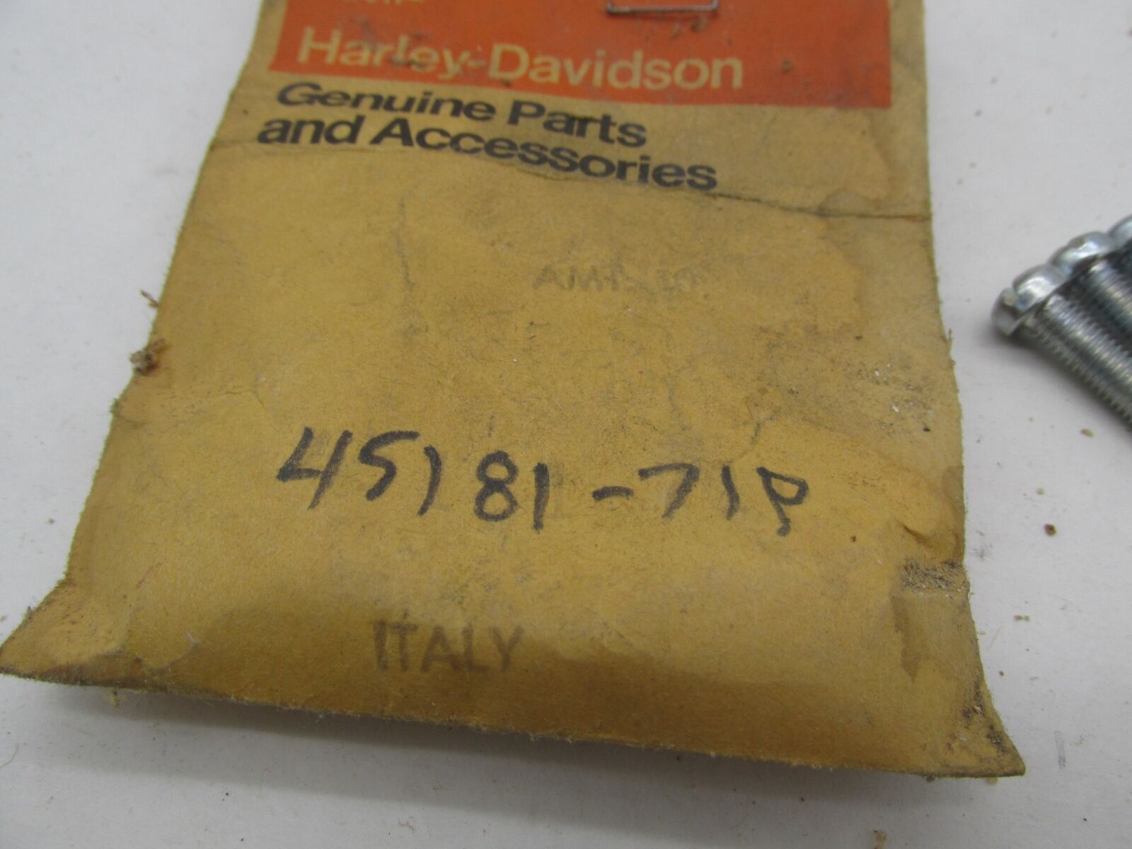 Lot of 10 Harley Davidson Genuine NOS Aermacchi Sprint Carb Stop Screw 45181-71P