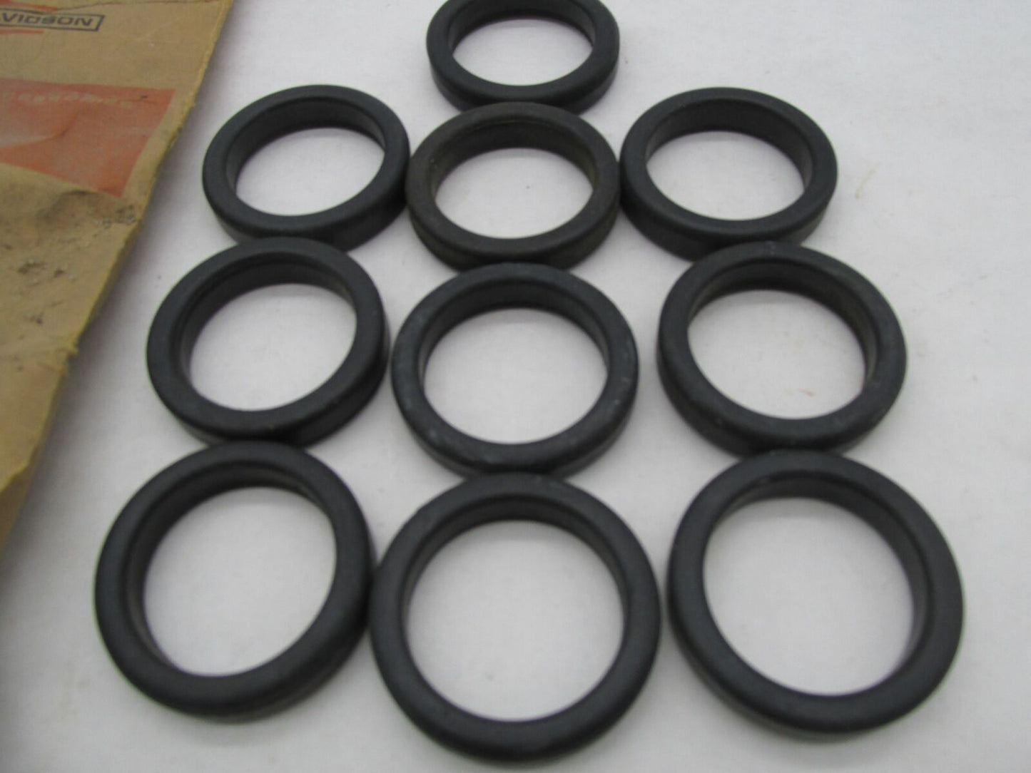 Lot of 10 Harley Davidson Genuine NOS Aermacchi Rubber Fork Cover Ring 46334-61P