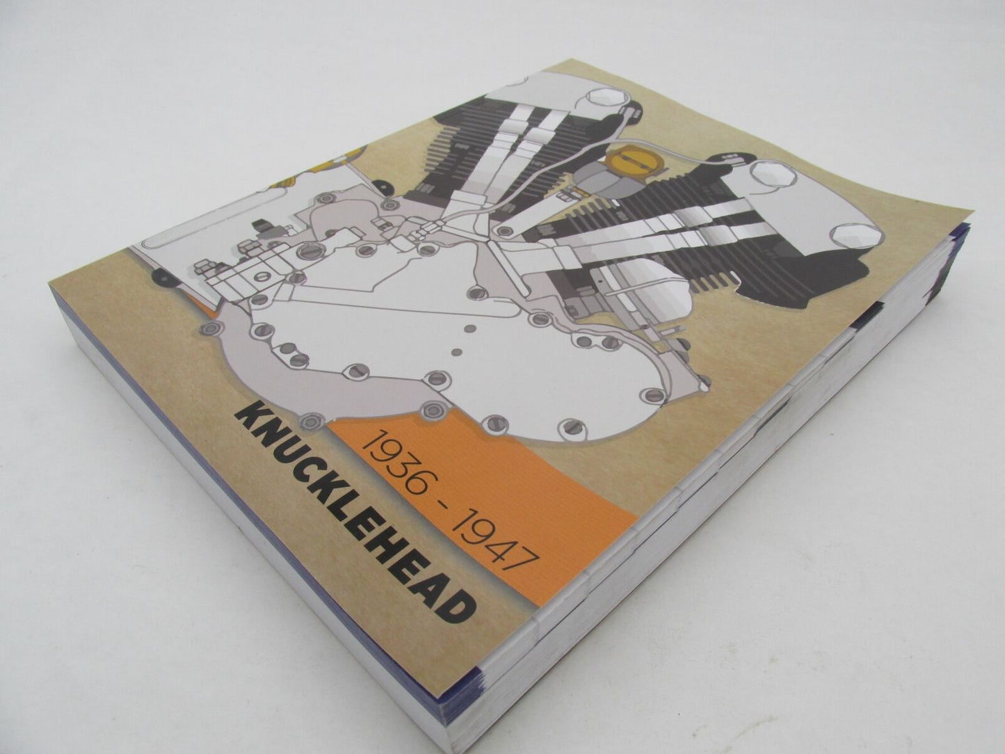 V-Twin 1936-1947 Harley Davidson Knucklehead Service & Parts Book Guide 48-0489