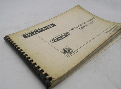 Bultaco Factory Campera 4 Speed Motorcycle Catalog Parts List Book