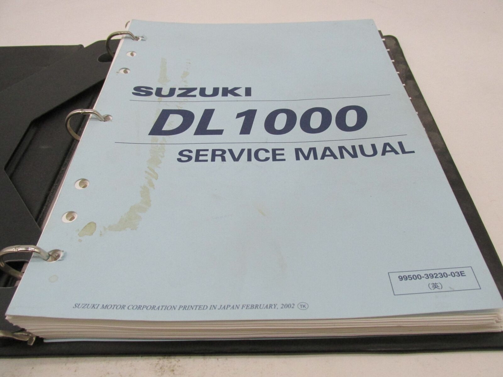 2002 Suzuki Official Factory OEM DL1000 Service Manual Book 99500-39230-03E