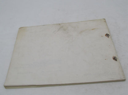 Bultaco Original 1973 Sherpa T Provisional Parts List Catalog 124.32-P117