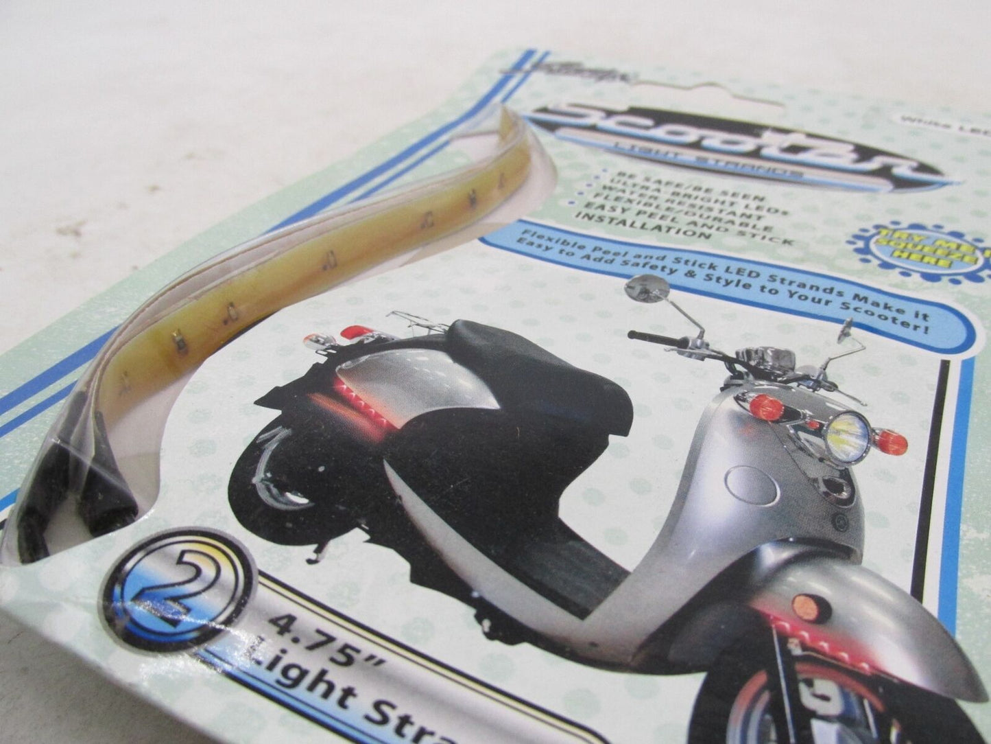 Street FX Scooter Motorcycle LED White Mini Light Strands Strips