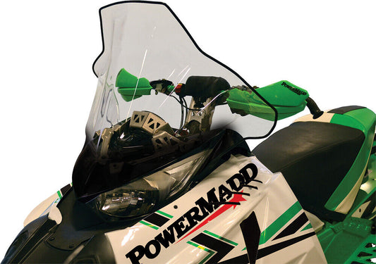 Powermadd Windshield 19in. Clear with Black Fade 12040