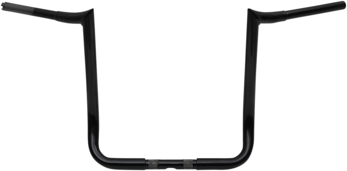 LA Choppers 1 1/4" Bagger Prime Ape Handlebars Black 16" End rise LA-7352-16B