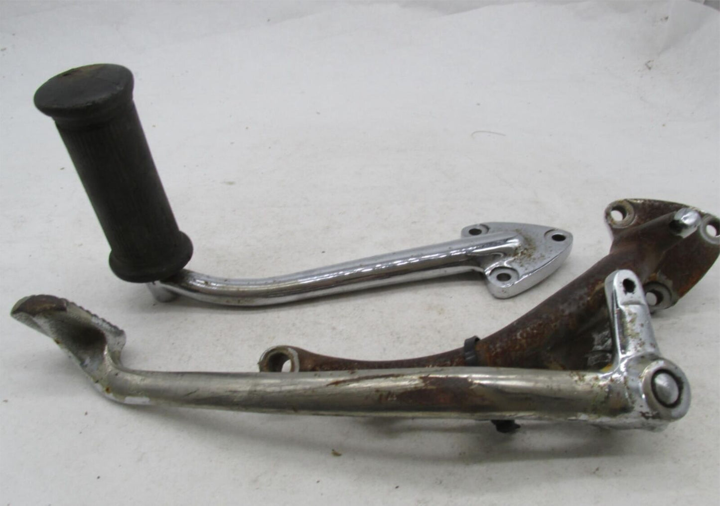 Triumph BSA Vintage Chopper Chrome Brake Side Foot Control Lever with Mount