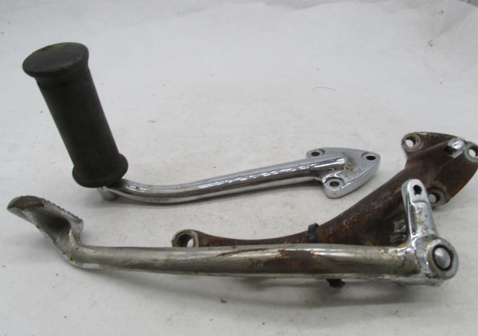 Triumph BSA Vintage Chopper Chrome Brake Side Foot Control Lever with Mount