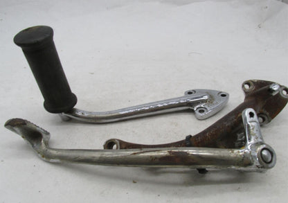 Triumph BSA Vintage Chopper Chrome Brake Side Foot Control Lever with Mount
