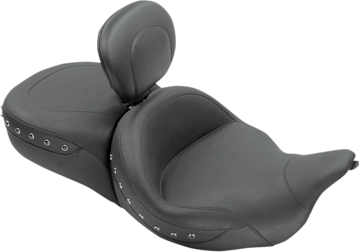 Mustang Studded Super Touring Seat with Driver Backrest 79586