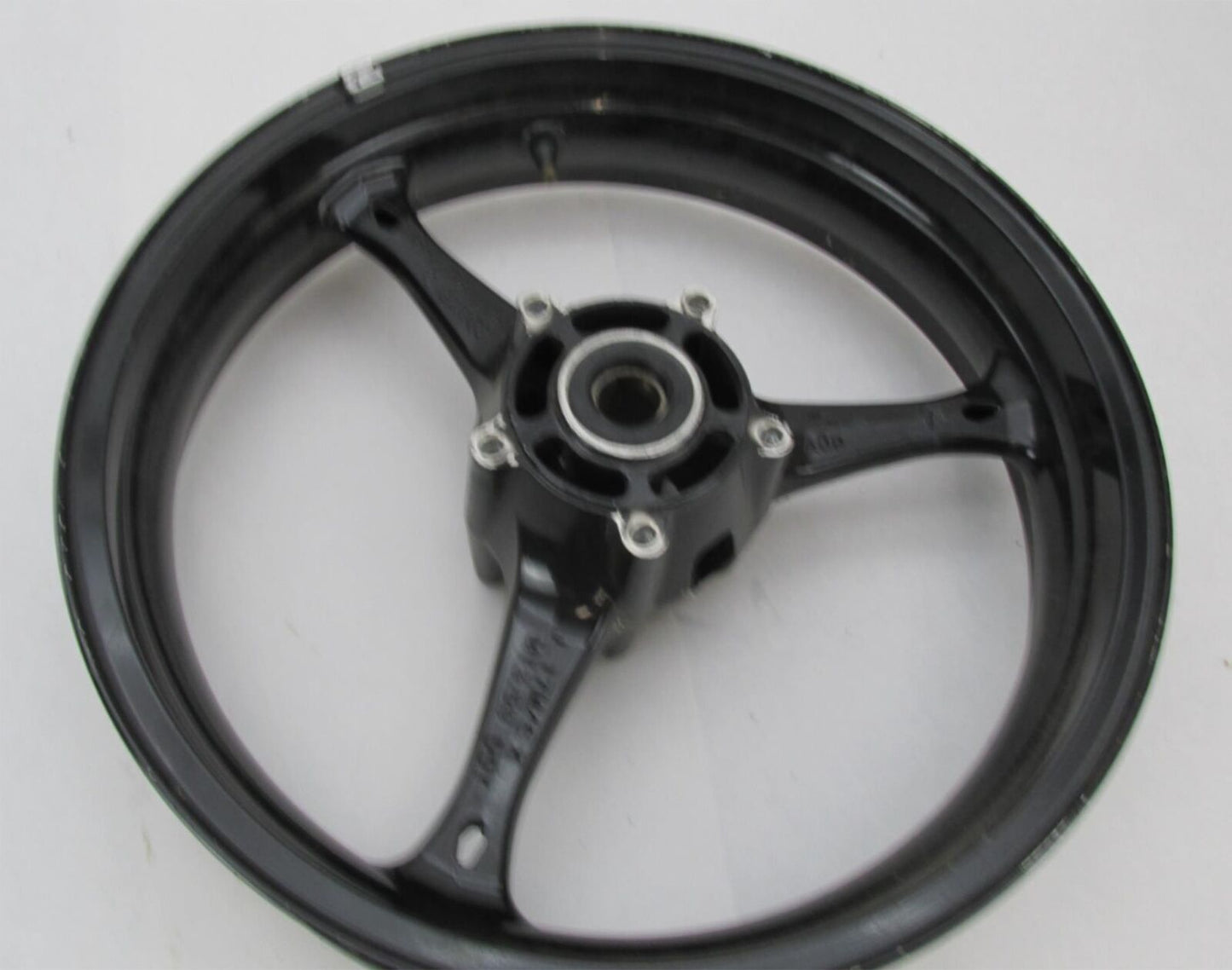 Enkei Motorcycle Tri Spoke 3 Spoke 17x3.5" Black Front Wheel