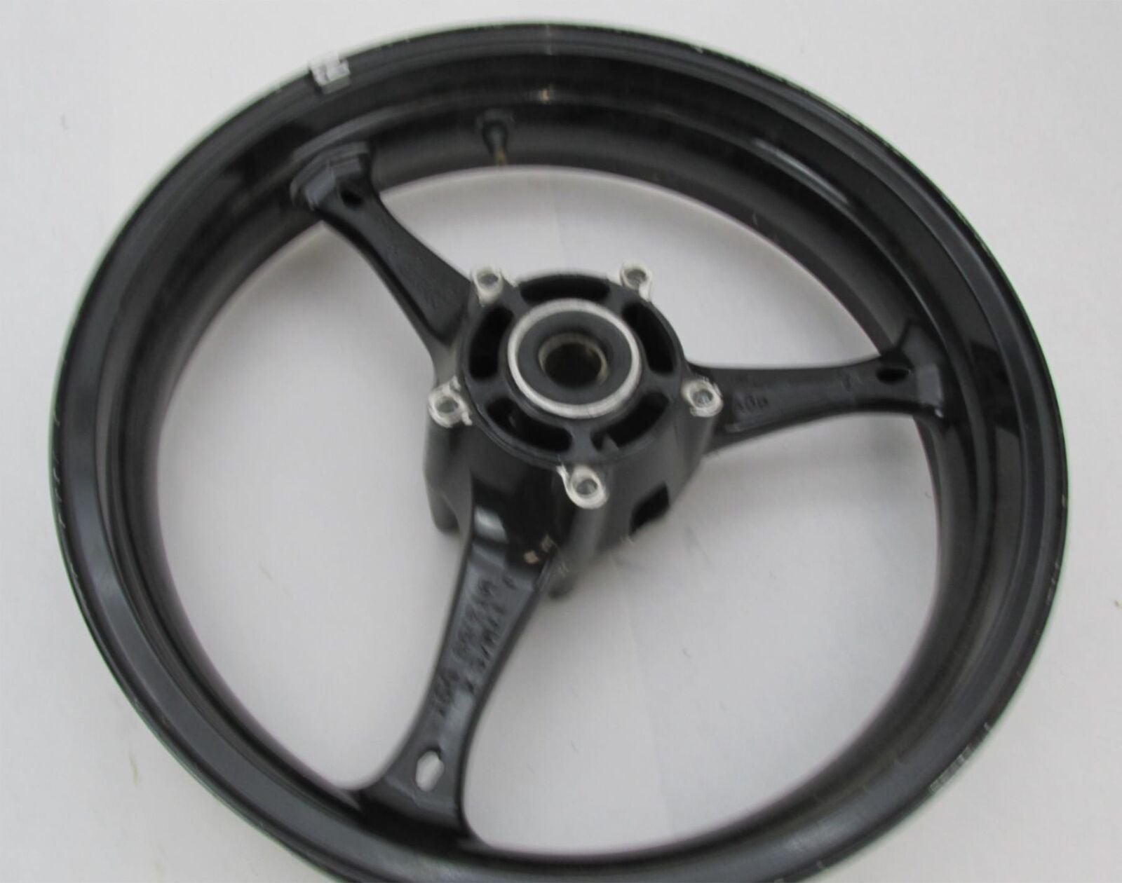 Enkei Motorcycle Tri Spoke 3 Spoke 17x3.5" Black Front Wheel