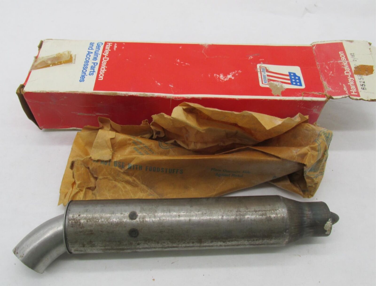 Harley Genuine NOS Aermacchi Exhaust Muffler Baffle Spark Arestor 65258-75P
