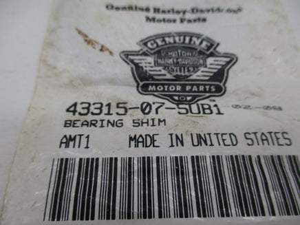 Harley Davidson Genuine NOS Bearing Shim 43315-07