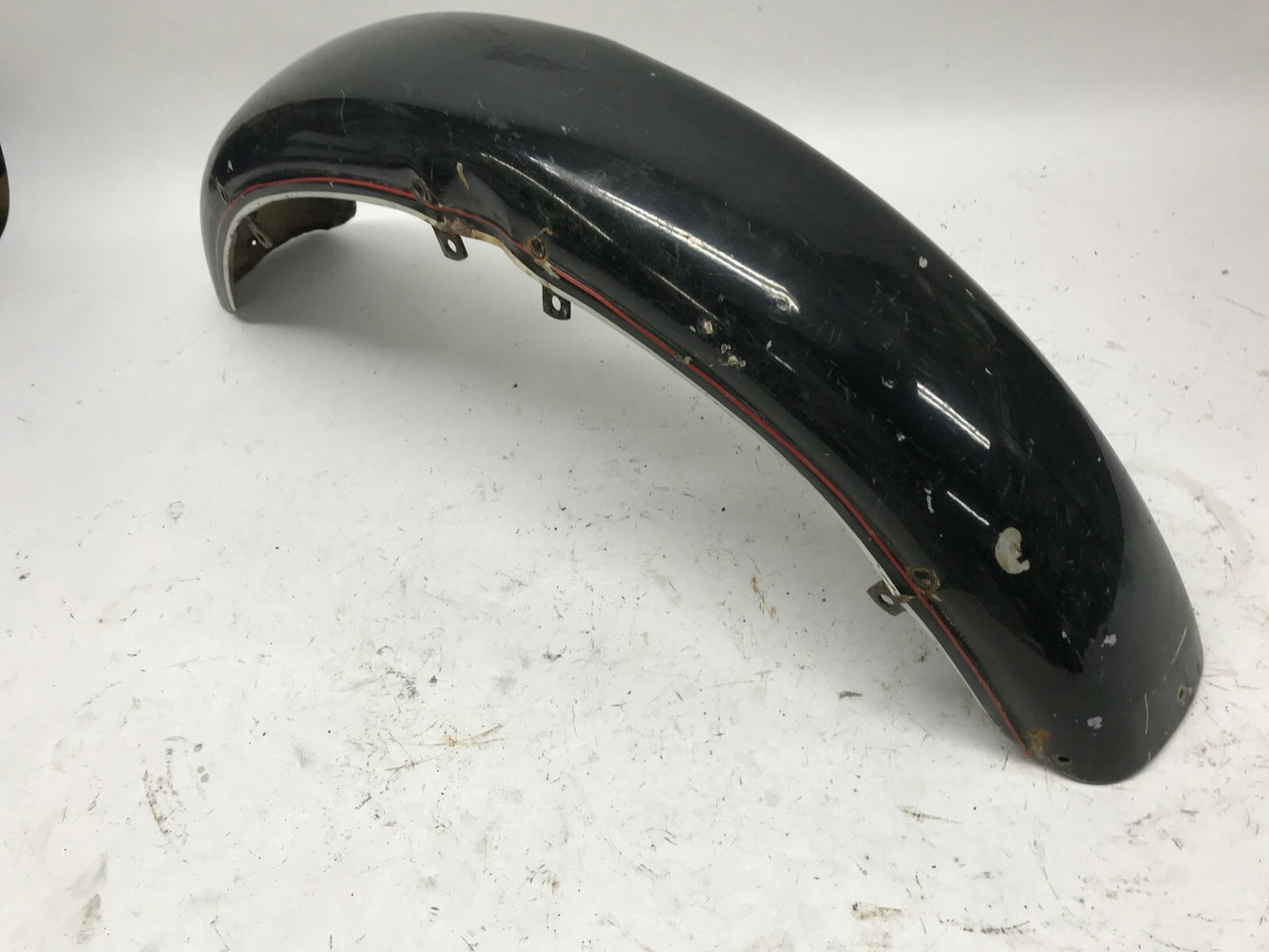 Vintage Harley Davidson Ironhead Front 5"  Fender Black no Dents Metal