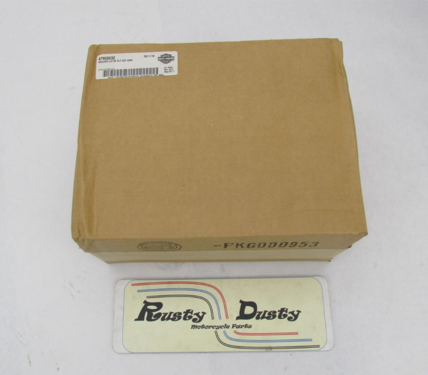Harley Genuine NOS Night Rod License Plate Holder Bracket Assembly 67900032
